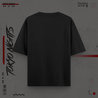 Tokyo Nights Oversize Unisex T-Shirt