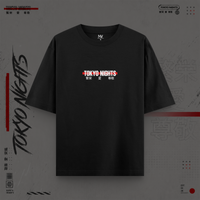 Tokyo Nights Oversize Unisex T-Shirt